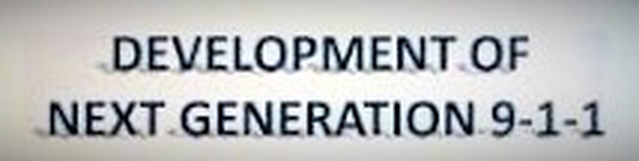 Next Generation 911 Fear Mongering Crime Predicting Totalitarianism