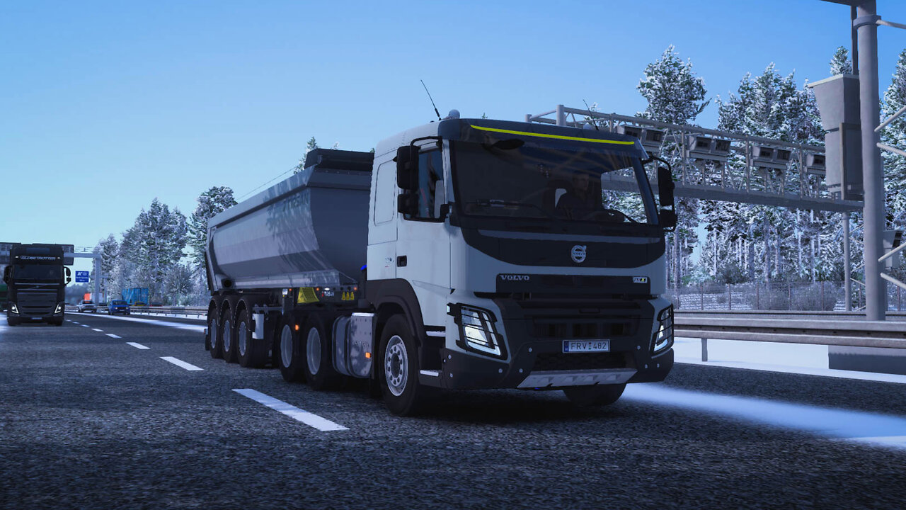 ETS2 | Volvo FMX 500 | Berlin DE to Rostock DE | Rye 15t