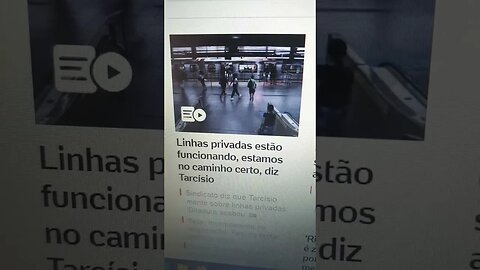 greve no metrô e cptm mas linhas privatizadas funcionam ... que tudo se privatize 🚉🚈🚄🚇🚊