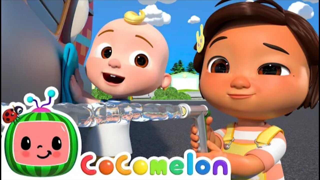 Fire Truck Wash Song | CoComelon Nursery Rhymes & Kids Songs