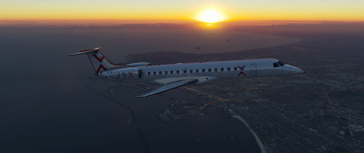 Embraer 145 KSNA to KLAS