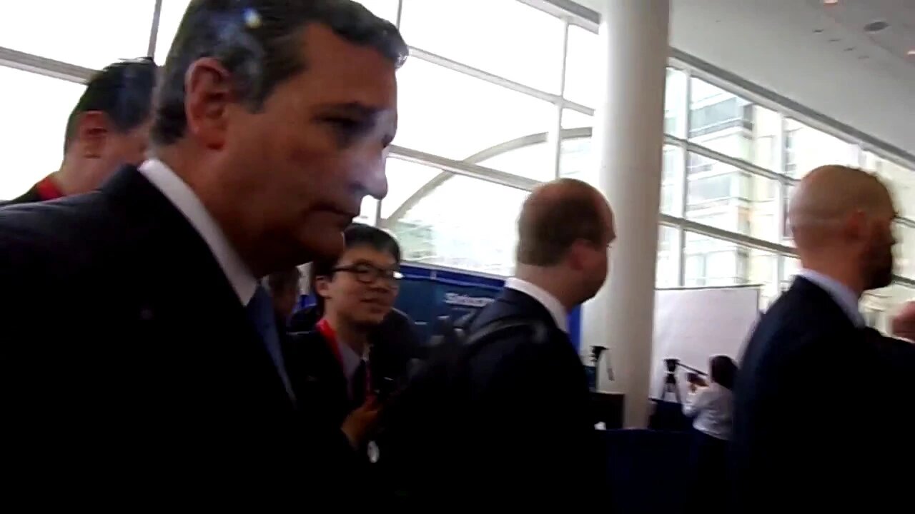 My Walking interview with Ted Cruz at CPAC 2018
