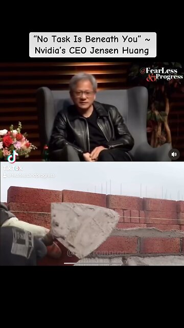 “No Task Is Beneath You” ~ Nvidia’s CEO Jensen Huang