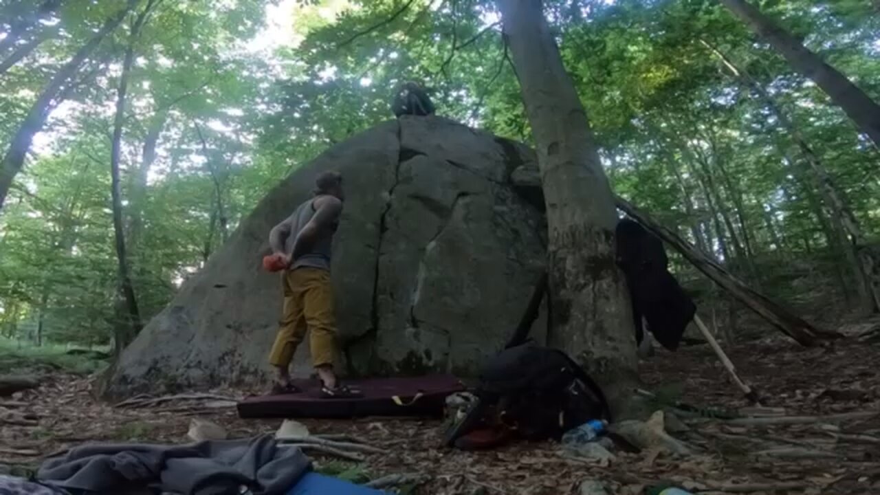 Rick Ross Boulder in the Adirondacks