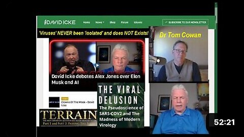 Dr 'Tom Cowan' ft 'David Icke': God, Satan, Satanism, Religions, Child Sacrifice, Pedophilia etc!