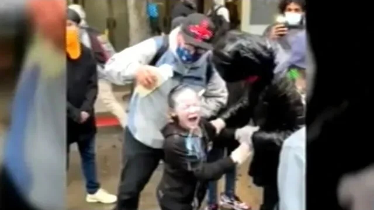 Video Shows Milk Poured Into Young Child's Eyes After Seattle Police Pepper Spray Her