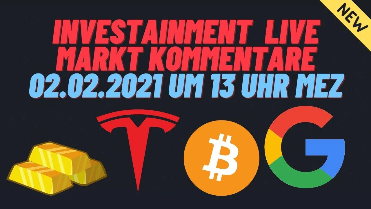 4. Investainment Live Stream mit Rainer Hahn über Gold, Silber, Aktien und Kryptowährungen