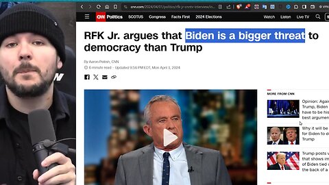 RFK Jr WARNS Biden BIGGER THREAT Than Trump, Matt Taibbi Explains Why DEMOCRATCS Are WORSE Than GOP