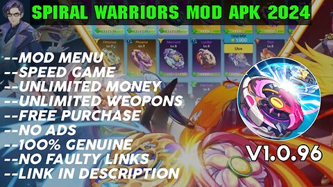 SPIRAL WARRIORS MOD APK DOWNLOAD| LATEST MOD APK 2024