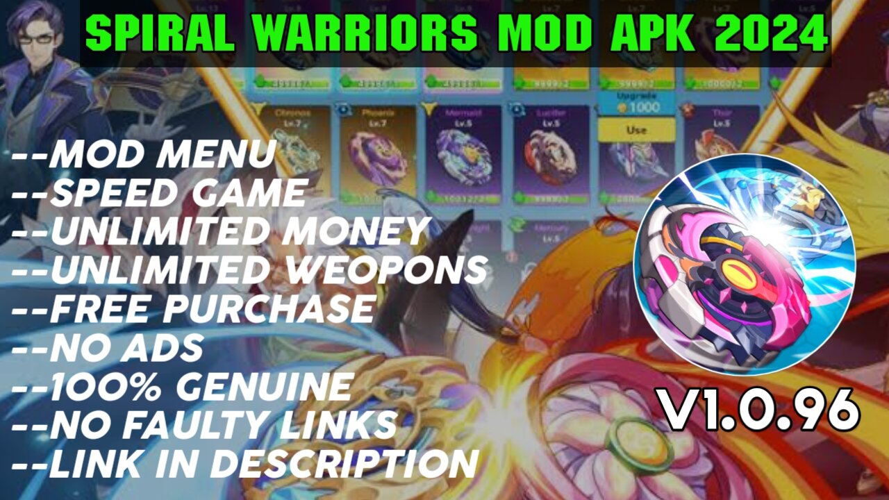 SPIRAL WARRIORS MOD APK DOWNLOAD| LATEST MOD APK 2024