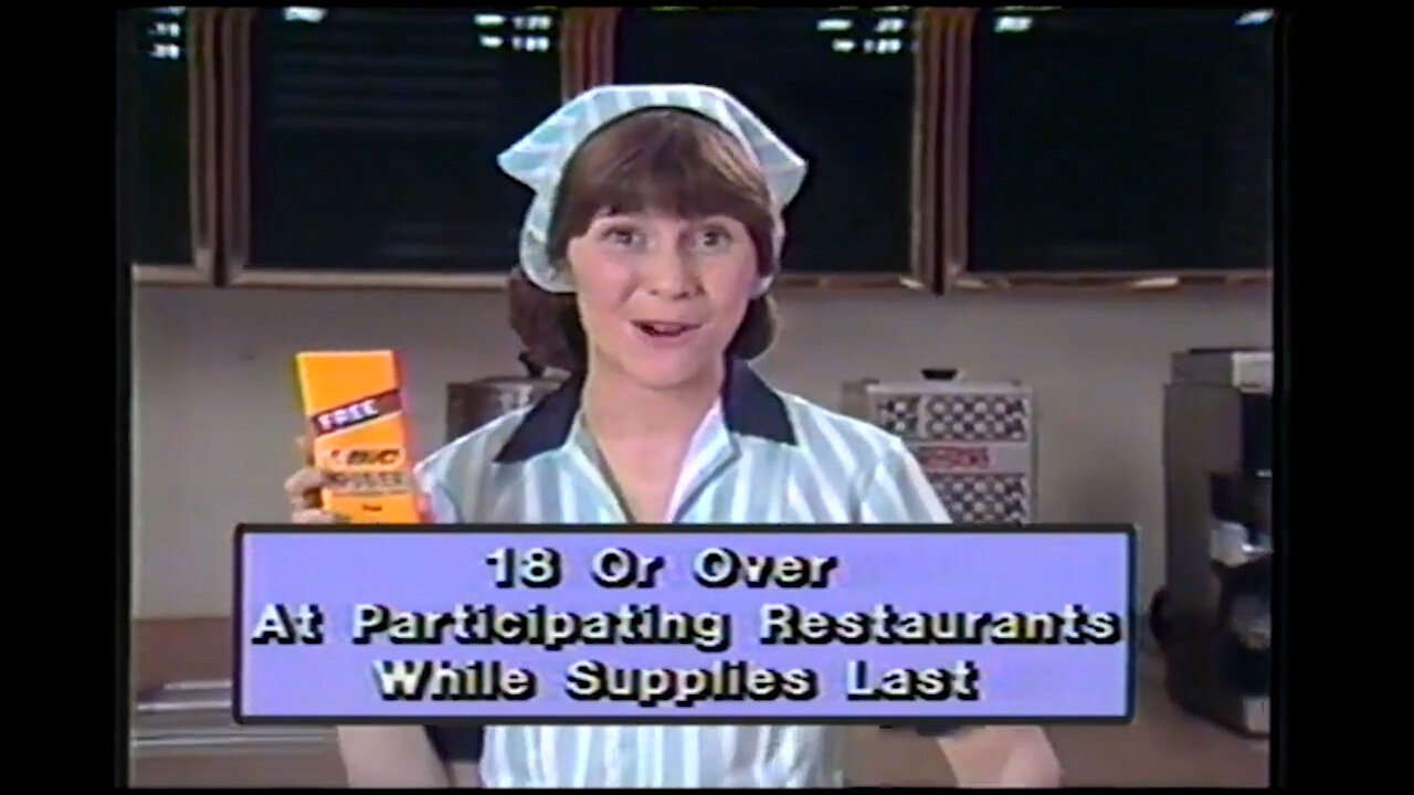 1985 - Order a Wendy's Breakfast Entree, Get a Free Razor