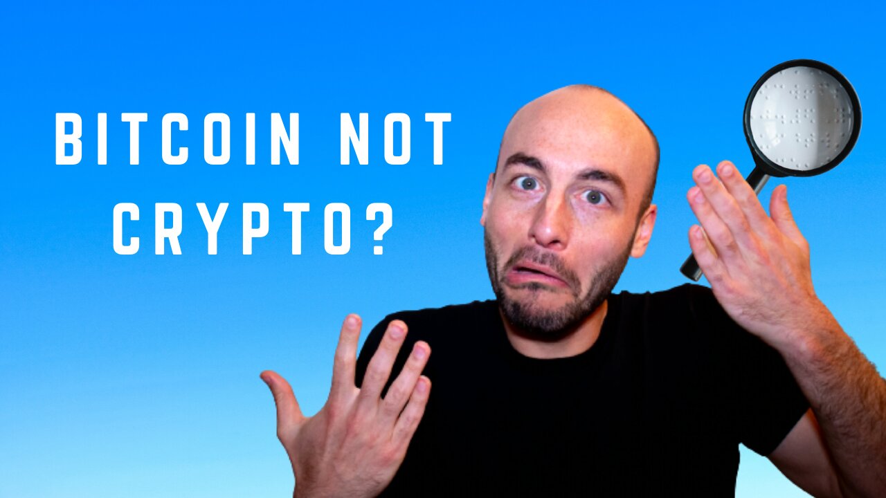 Bitcoin NOT Crypto