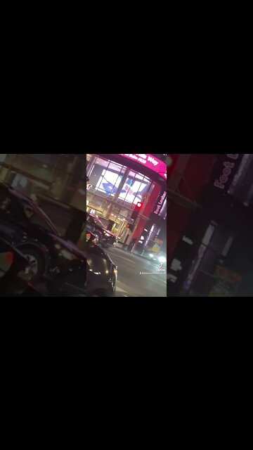 Guy Spits Fire On Hollywood Boulevard