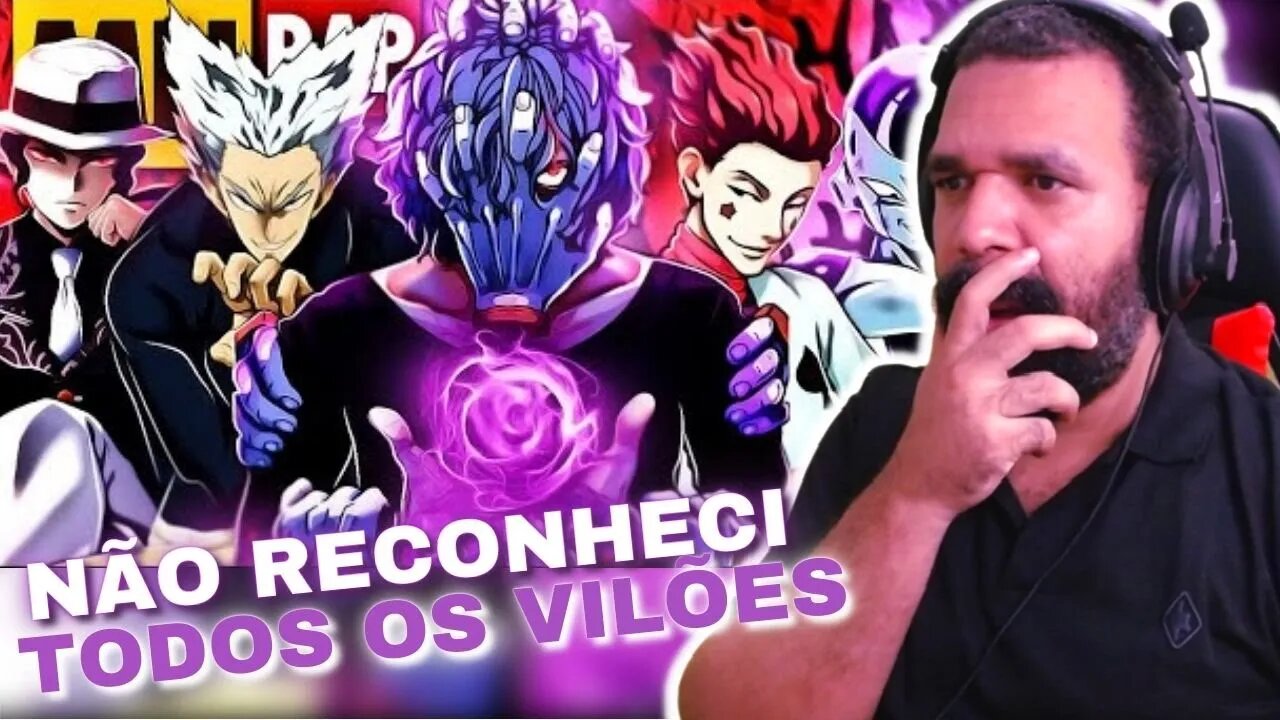 REAGINDO A Vibe Animes #6 😡 VILÃO | Prod. Sidney Scaccio | MHRAP