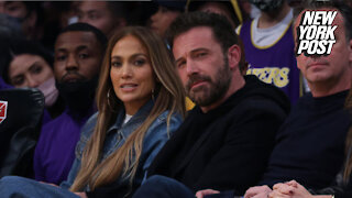 Twitter had so much fun with Jennifer Lopez and Ben Affleck at Lakers game