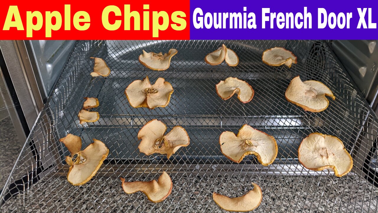 Apple Chips, Gourmia French Door XL Digital Air Fryer Oven Recipe