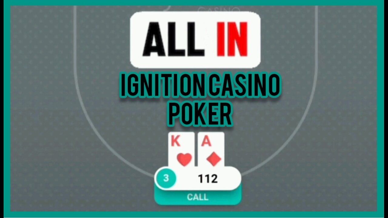 Ignition Casino - Sit and Go - 3 Player Table