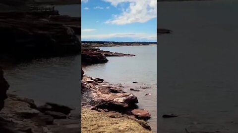 The beach is a peaceful place