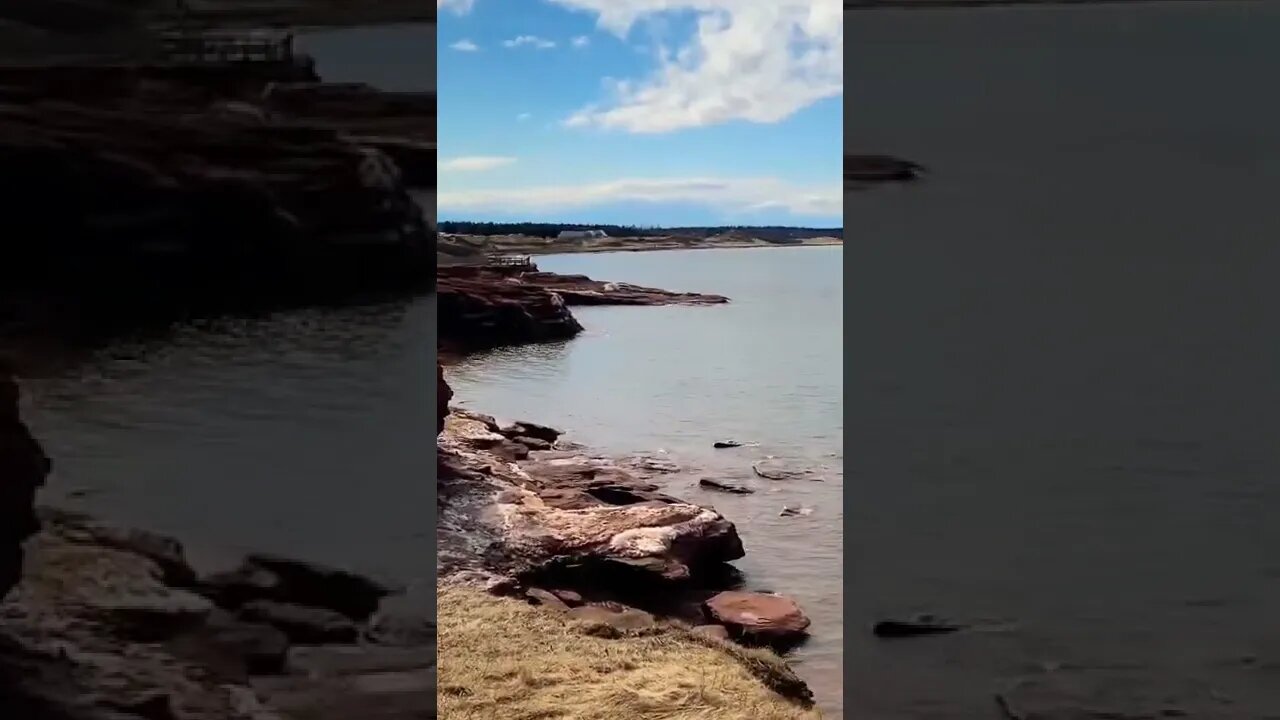 The beach is a peaceful place