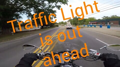 What do you do if a Traffic Light is out?