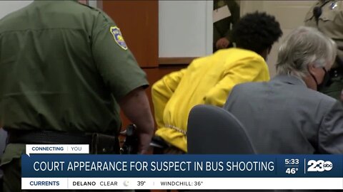 Suspect in Oroville bus shooting appears in court