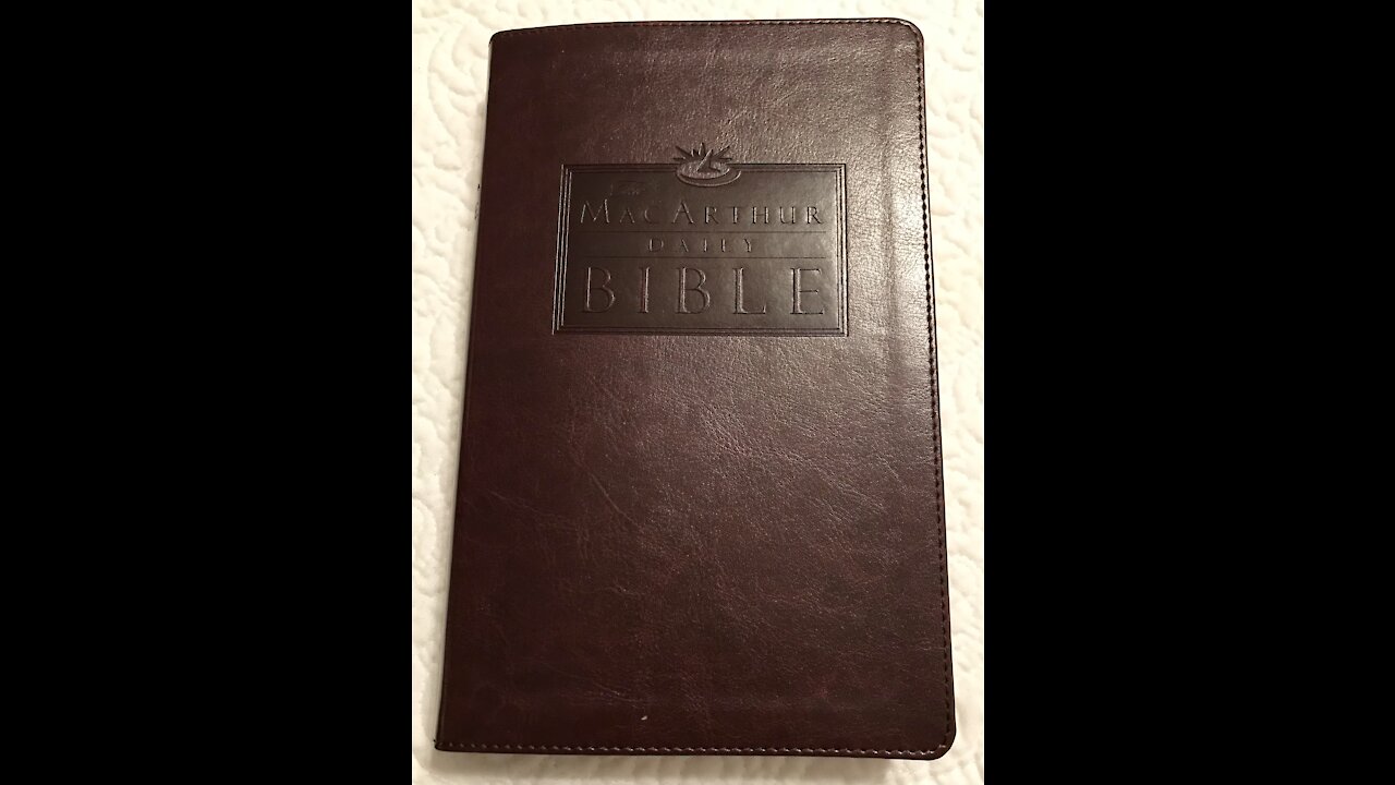 The John MacArthur Daily Bible Read Jan 5