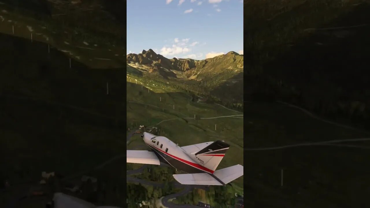 Super Steep Plane Landing #short #shorts