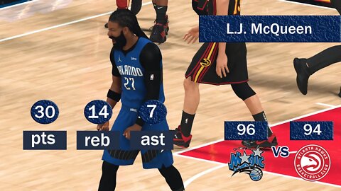L.J. McQueen #orlando #magic #atlanta #hawks