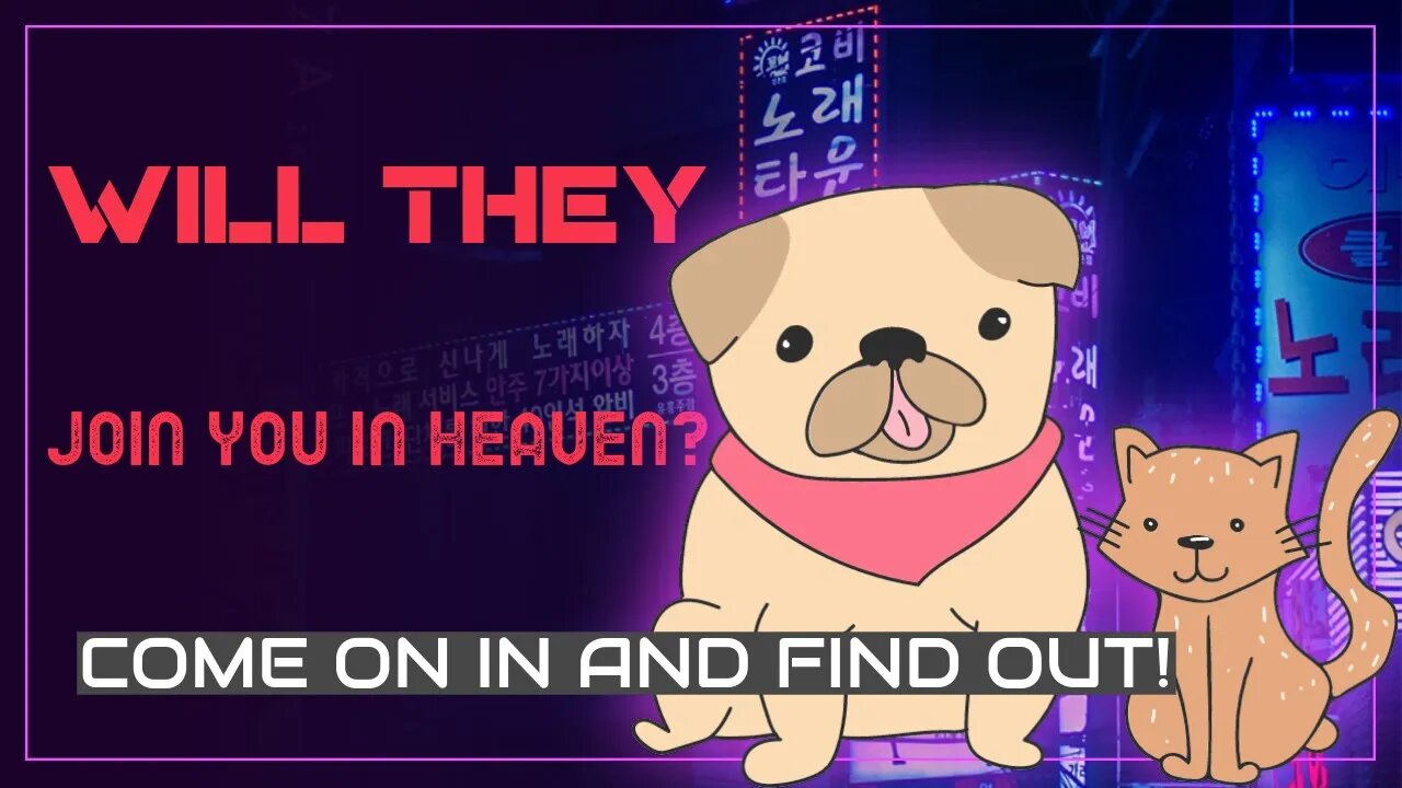 WILL MY PET JOIN ME IN HEAVEN?