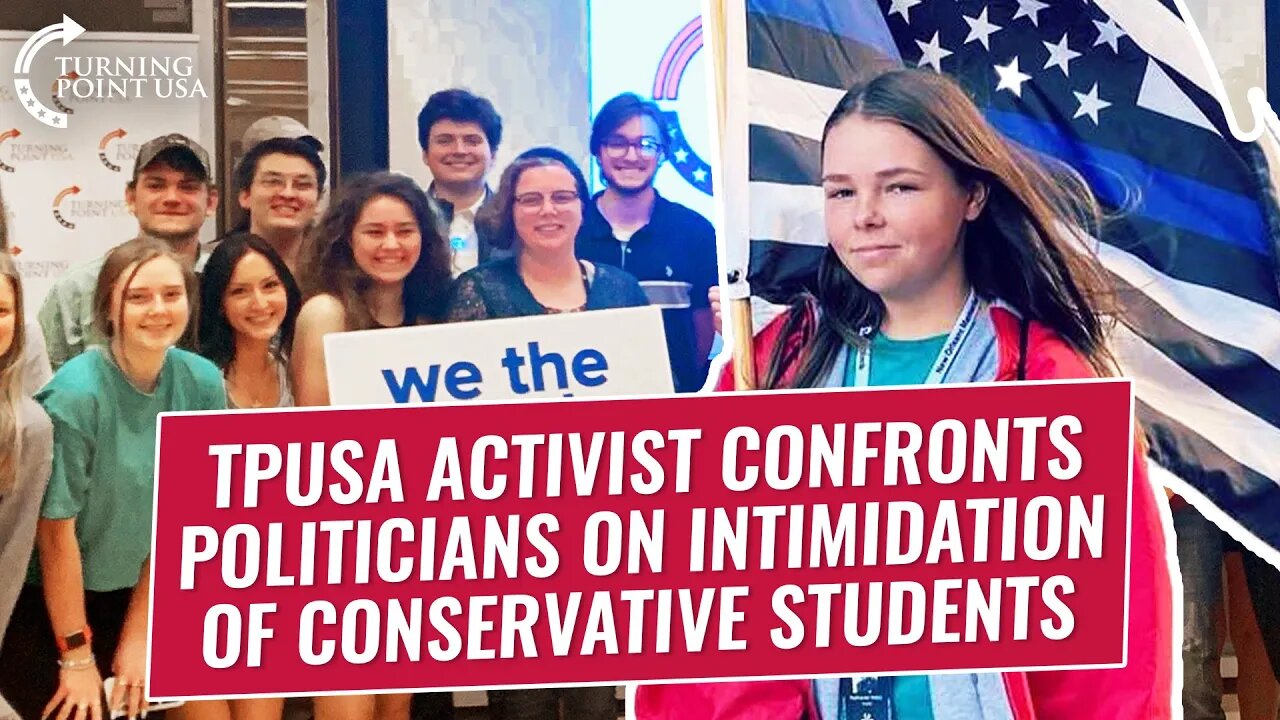 TPUSA Activist Confronts Politicians On Intimidation Of Conservative Students