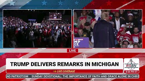 🔥FULL SPEECH: President Trump Holds a Rally in Detroit, MI - 10/18/24