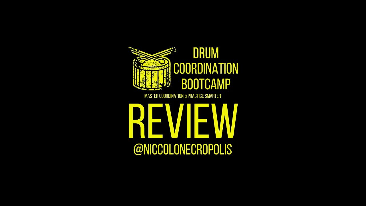 Drum Coordination Bootcamp Review - @niccolonecropolis