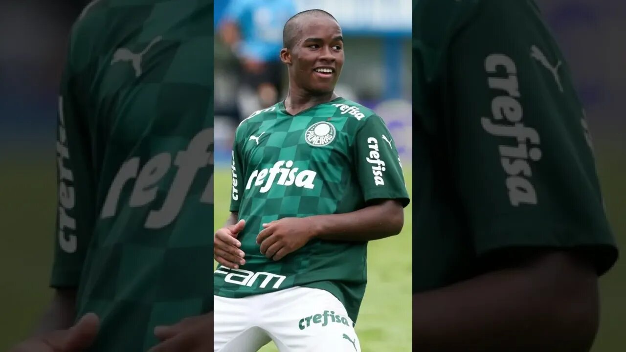 Endrick já treina com o time principal do palmeiras e pode estrear no brasileirão #shorts