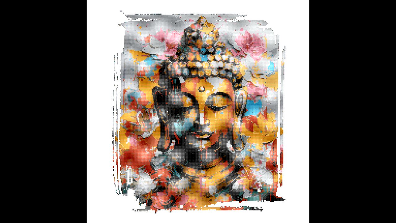 BUDDHA Cross Stitch Pattern by Welovit | welovit.net | #welovit