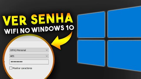 Como ver SENHA DO WIFI no Windows 10