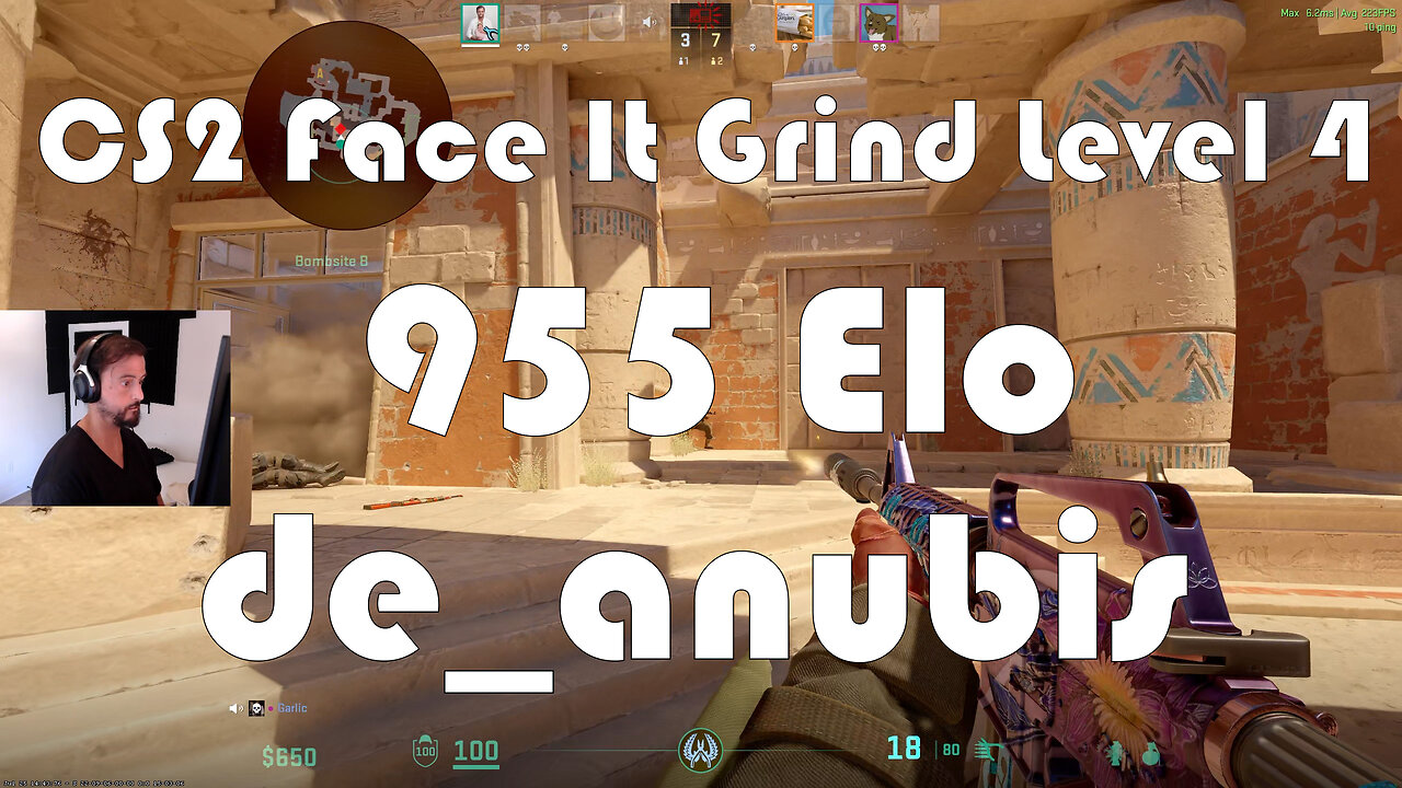 CS2 Face-It Grind - Face-It Level 4 - 955 Elo - de_anubis