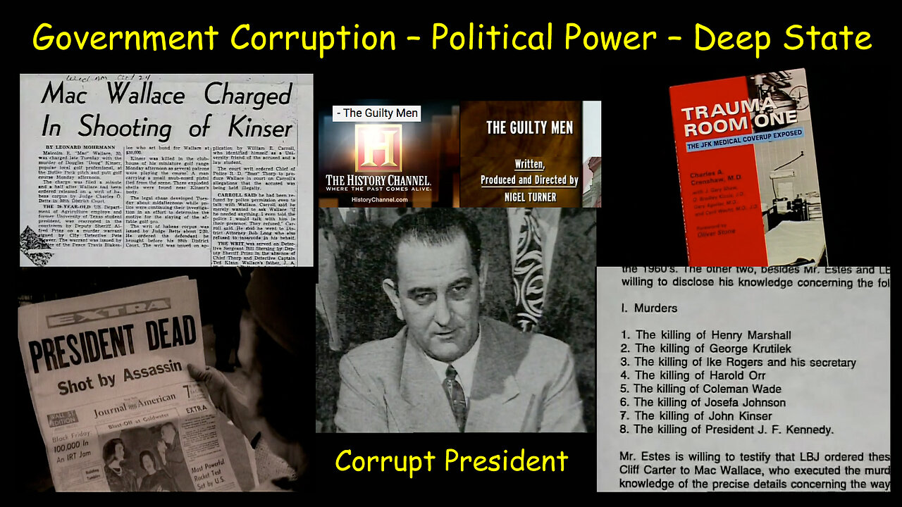 Government Corruption – Political Power – Deep State