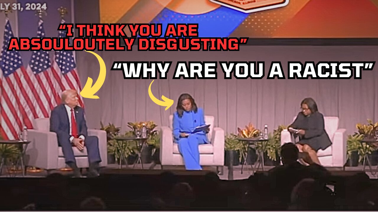 Trump EMBARASSED Black Journalist With Horrible Attitude On Stage