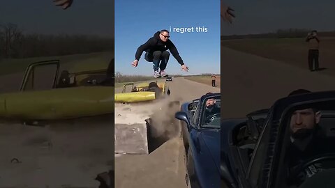 stuntman almost dies