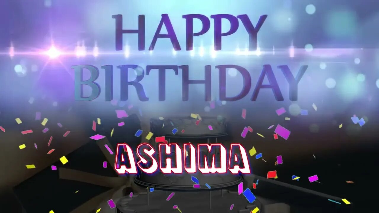 Wish you a very Happy Birthday Ashima from Birthday Bash