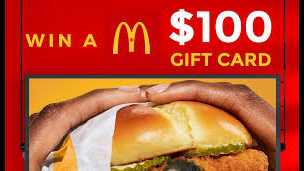 What can $100 McDonald's gift card do for you