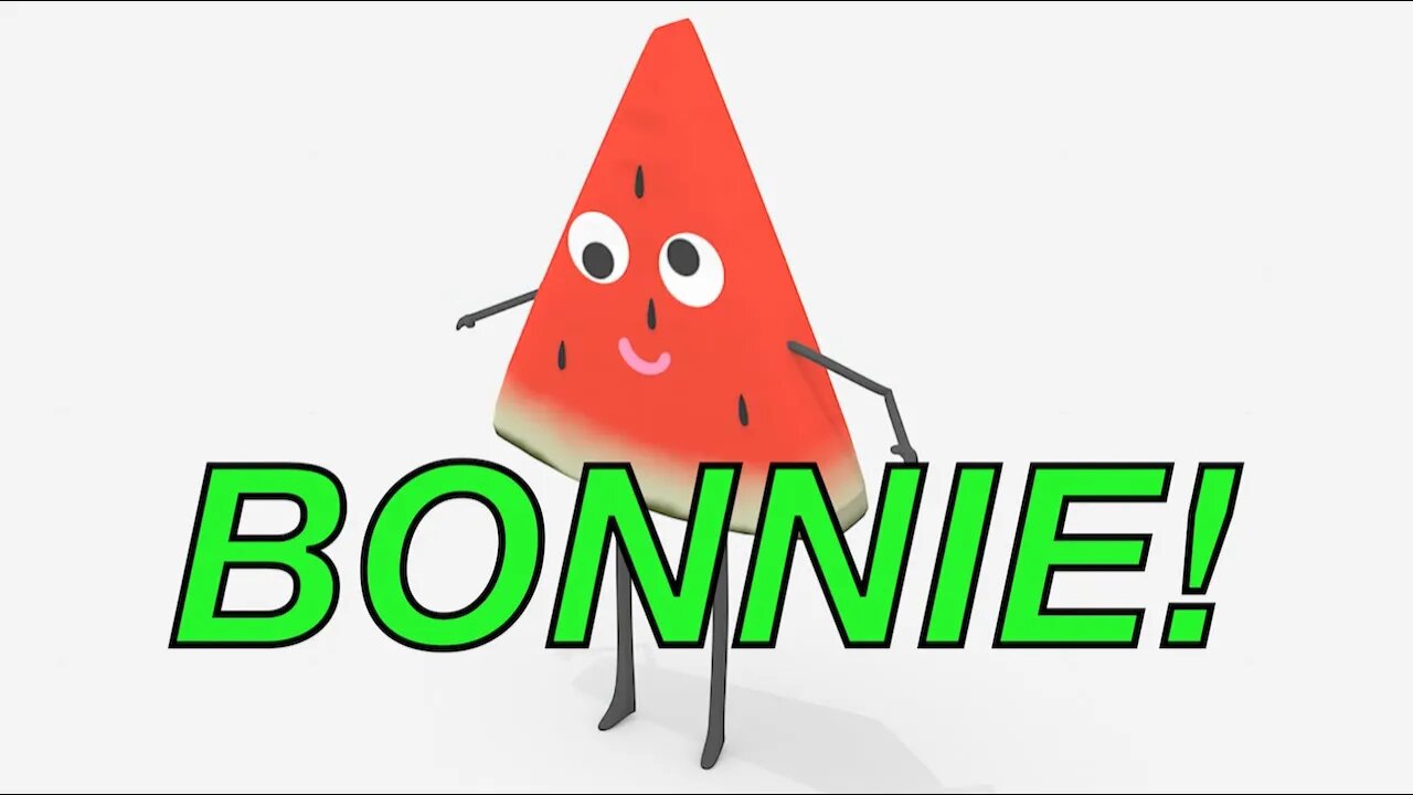 Happy Birthday BONNIE! - WATERMELON Birthday Song