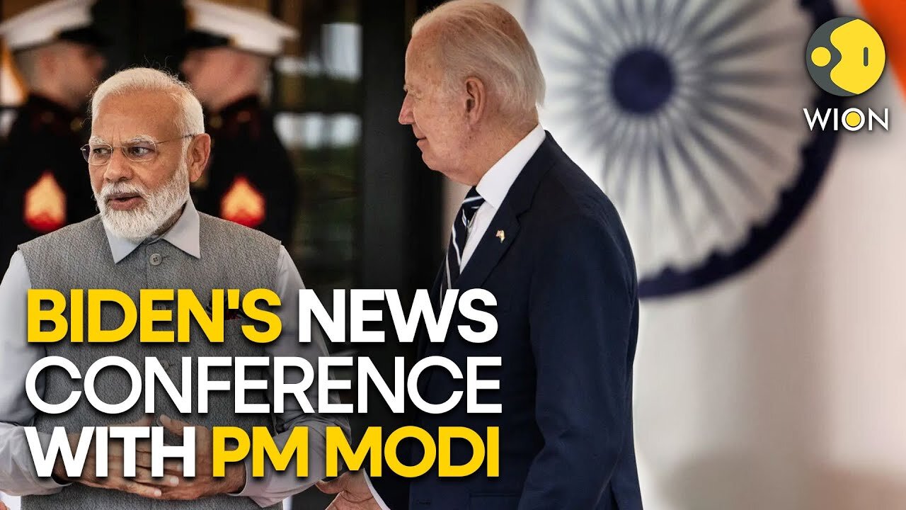 Joe biden with PM Modi