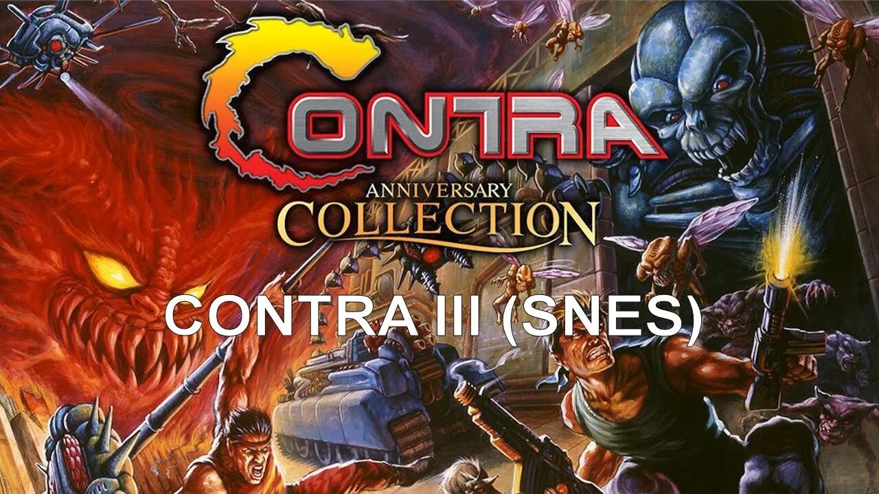 Contra III: The Alien Wars (PS4) - Anniversary Collection Gameplay
