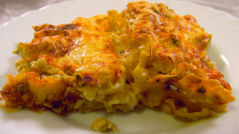 Best dried flatbread recipe - Mlinci with chicken and sour cream