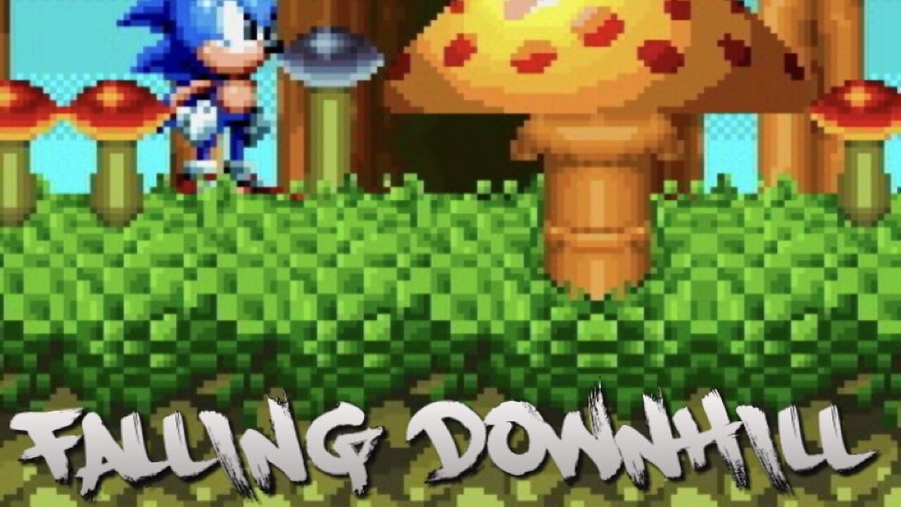 “Falling Downhill” Mushroom Hill Zone - Sonic 3 + Knuckles - PARODY song lyrics