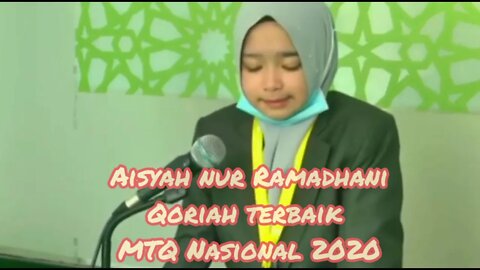 Qoriah terbaik anak MTQ Nasional 2020