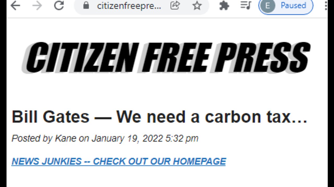 INFOWARS CALLS OUT DICAPRIO, GATES CALLS FOR CARBON TAX, KERRY SAYS WE HAVEN'T DONE ENOUGH