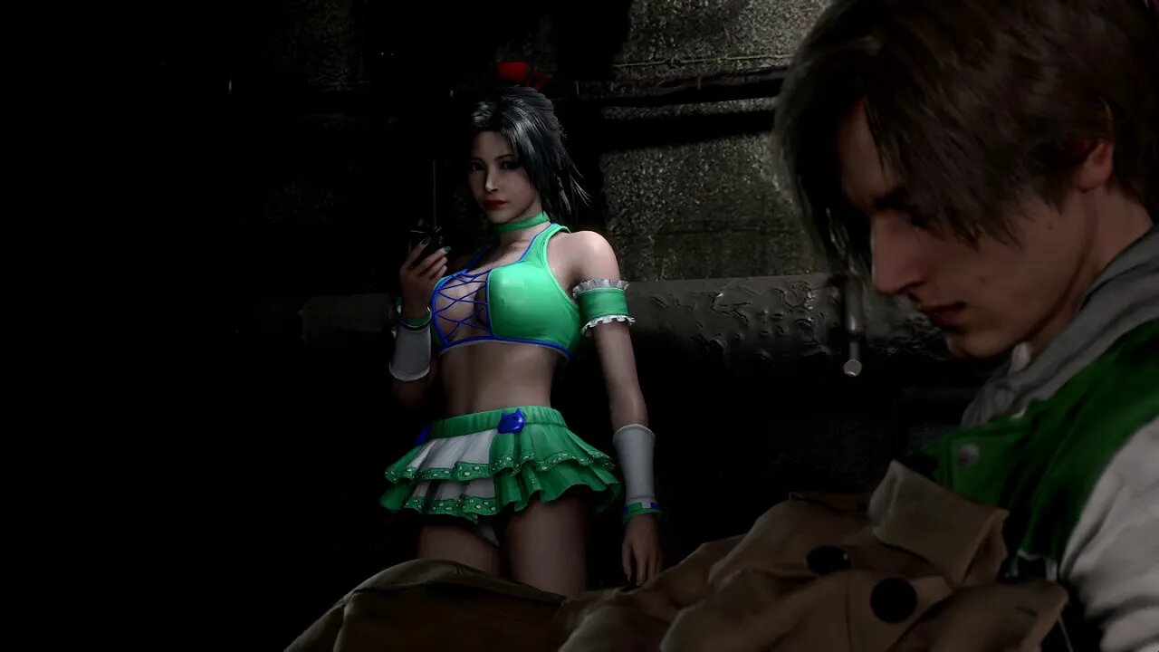 Resident Evil 2 Remake Ada Cheerleader outfit [4K]