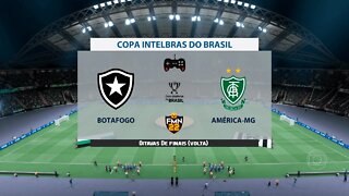 Copa Do Brasil 2022 - Botafogo x América MG | Oitavas de finais (IDA) | FIFA 22 SIMULAÇÃO